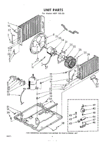 04 - Unit parts for Whirlpool Air Conditioner ADF13523 / from AppliancePartsPros.com