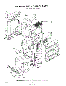 06 - Air Flow And Control parts for Whirlpool Air Conditioner ADF13523 / from AppliancePartsPros.com