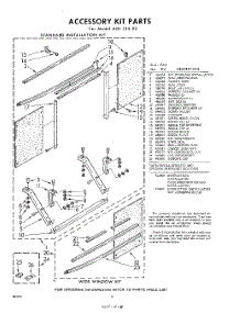 08 - Accessory Kit parts for Whirlpool Air Conditioner ADF13523 / from AppliancePartsPros.com