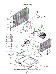 04 - Unit parts for Whirlpool Air Conditioner ADF17040 / from AppliancePartsPros.com
