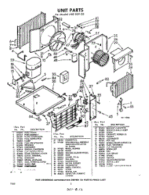 02 - Section parts for Whirlpool Air Conditioner AXE05920 / from AppliancePartsPros.com
