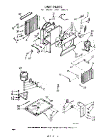 02 - Section parts for Whirlpool Air Conditioner AVM08020 / from AppliancePartsPros.com