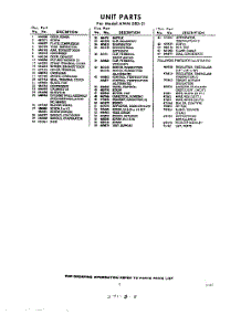 03 - Section parts for Whirlpool Air Conditioner AWM08021 / from AppliancePartsPros.com