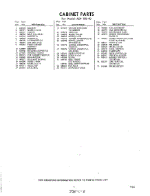03 - Section parts for Whirlpool Air Conditioner ADF18040 / from AppliancePartsPros.com