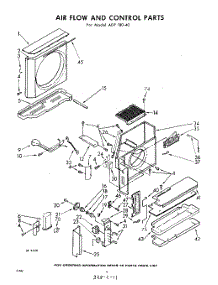 06 - Air Flow And Control parts for Whirlpool Air Conditioner ADF18040 / from AppliancePartsPros.com