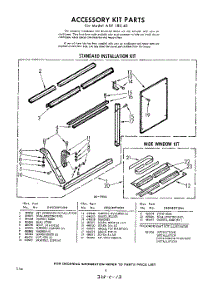 08 - Accessory Kit parts for Whirlpool Air Conditioner ADF18040 / from AppliancePartsPros.com