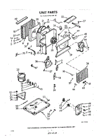 02 - Section parts for Whirlpool Air Conditioner AWM08120 / from AppliancePartsPros.com