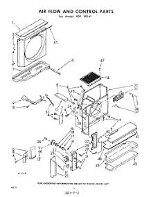 06 - Air Flow And Control parts for Whirlpool Air Conditioner ADF18041 / from AppliancePartsPros.com