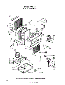 02 - Section parts for Whirlpool Air Conditioner AVM08023 / from AppliancePartsPros.com