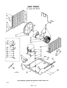 04 - Unit parts for Whirlpool Air Conditioner ADF18043 / from AppliancePartsPros.com