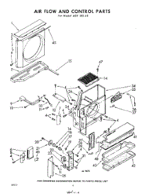 06 - Air Flow And Control parts for Whirlpool Air Conditioner ADF18043 / from AppliancePartsPros.com
