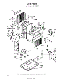 02 - Section parts for Whirlpool Air Conditioner AVM08024 / from AppliancePartsPros.com