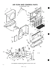 02 - Section parts for Whirlpool Air Conditioner AXE11540 / from AppliancePartsPros.com