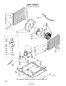 04 - Unit parts for Whirlpool Air Conditioner ADF18044 / from AppliancePartsPros.com