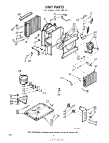 02 - Section parts for Whirlpool Air Conditioner AVM08120 / from AppliancePartsPros.com