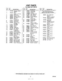 03 - Section parts for Whirlpool Air Conditioner AHFS8520 / from AppliancePartsPros.com