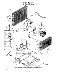 04 - Unit parts for Whirlpool Air Conditioner ADF18240 / from AppliancePartsPros.com