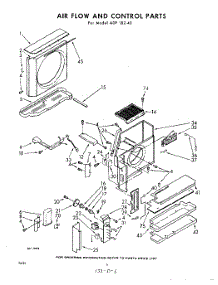06 - Air Flow And Control parts for Whirlpool Air Conditioner ADF18240 / from AppliancePartsPros.com