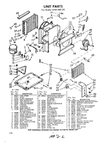02 - Section parts for Whirlpool Air Conditioner AVM08220 / from AppliancePartsPros.com