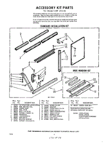 08 - Lit / Optional parts for Whirlpool Air Conditioner ADF21240 / from AppliancePartsPros.com
