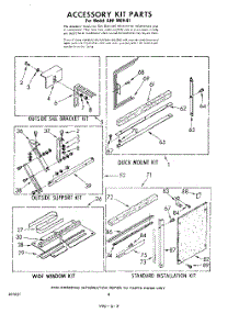 08 - Accessory Kits parts for Whirlpool Air Conditioner AHFW0941 / from AppliancePartsPros.com