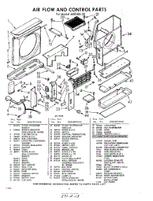 04 - Air Flow And Control , Lit / Optional parts for Whirlpool Air Conditioner AXE18030 / from AppliancePartsPros.com
