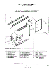 05 - Accessory Kit parts for Whirlpool Air Conditioner AXE18030 / from AppliancePartsPros.com