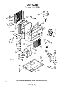 02 - Section parts for Whirlpool Air Conditioner AVM09030 / from AppliancePartsPros.com