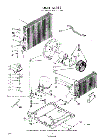 04 - Unit parts for Whirlpool Air Conditioner ADF21340 / from AppliancePartsPros.com