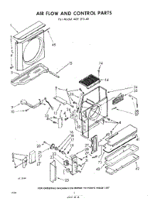 06 - Air Flow And Control parts for Whirlpool Air Conditioner ADF21340 / from AppliancePartsPros.com