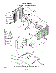 02 - Unit parts for Whirlpool Air Conditioner AHFW1040 / from AppliancePartsPros.com