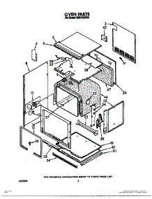 04 - Oven parts for Whirlpool Oven BES730WW0 / from AppliancePartsPros.com