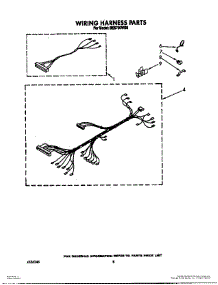 07 - Wiring Harness parts for Whirlpool Oven BES730WW0 / from AppliancePartsPros.com