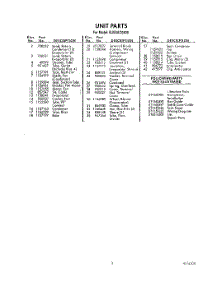03 - Literature parts for Whirlpool Air Conditioner BJSSAC0800 / from AppliancePartsPros.com