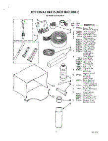 07 - Optional parts for Whirlpool Air Conditioner BJSSAC0800 / from AppliancePartsPros.com