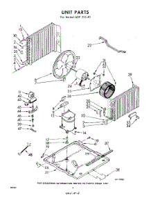 04 - Unit parts for Whirlpool Air Conditioner ADF21343 / from AppliancePartsPros.com