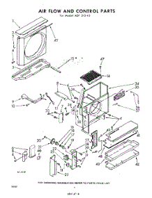 06 - Air Flow And Control parts for Whirlpool Air Conditioner ADF21343 / from AppliancePartsPros.com