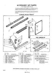 08 - Accessory Kit parts for Whirlpool Air Conditioner ADF21343 / from AppliancePartsPros.com