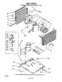02 - Unit parts for Whirlpool Air Conditioner AHFW1141 / from AppliancePartsPros.com