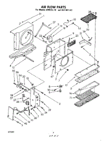 04 - Air Flow parts for Whirlpool Air Conditioner AHFW1141 / from AppliancePartsPros.com