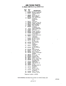 05 - Section parts for Whirlpool Air Conditioner AHFW1141 / from AppliancePartsPros.com