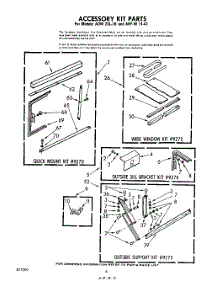 06 - Accessory Kit parts for Whirlpool Air Conditioner AHFW1141 / from AppliancePartsPros.com
