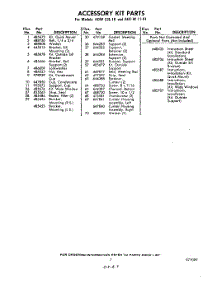 07 - Section parts for Whirlpool Air Conditioner AHFW1141 / from AppliancePartsPros.com