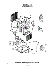 02 - Section parts for Whirlpool Air Conditioner AWMP4921 / from AppliancePartsPros.com