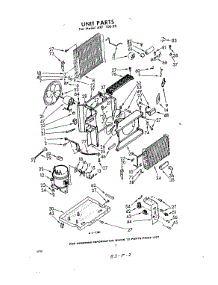 02 - Section parts for Whirlpool Air Conditioner AXF10020 / from AppliancePartsPros.com