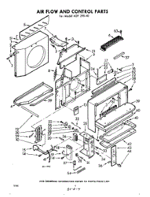 04 - Air Flow And Control parts for Whirlpool Air Conditioner ADF29040 / from AppliancePartsPros.com