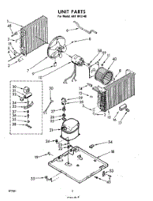 02 - Unit parts for Whirlpool Air Conditioner AHFW1240 / from AppliancePartsPros.com