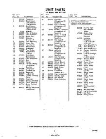 03 - Lit / Optional parts for Whirlpool Air Conditioner AHFW1240 / from AppliancePartsPros.com