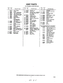 03 - Section parts for Whirlpool Air Conditioner AVMP5020 / from AppliancePartsPros.com
