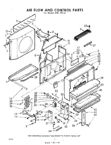 04 - Air Flow And Control parts for Whirlpool Air Conditioner ADF29041 / from AppliancePartsPros.com